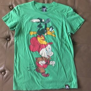 Johnny Cupcakes x Looney Tunes collaboration shirt